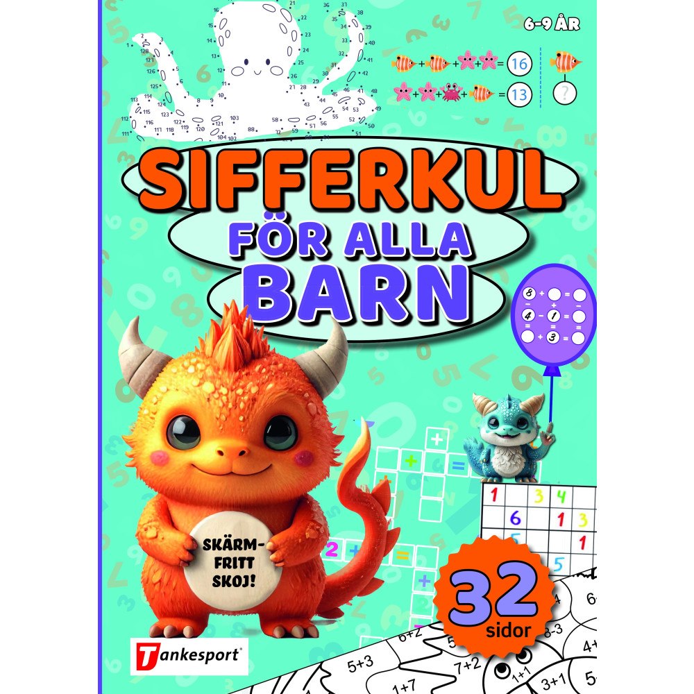 Tankesport Sifferkul för alla barn (häftad)