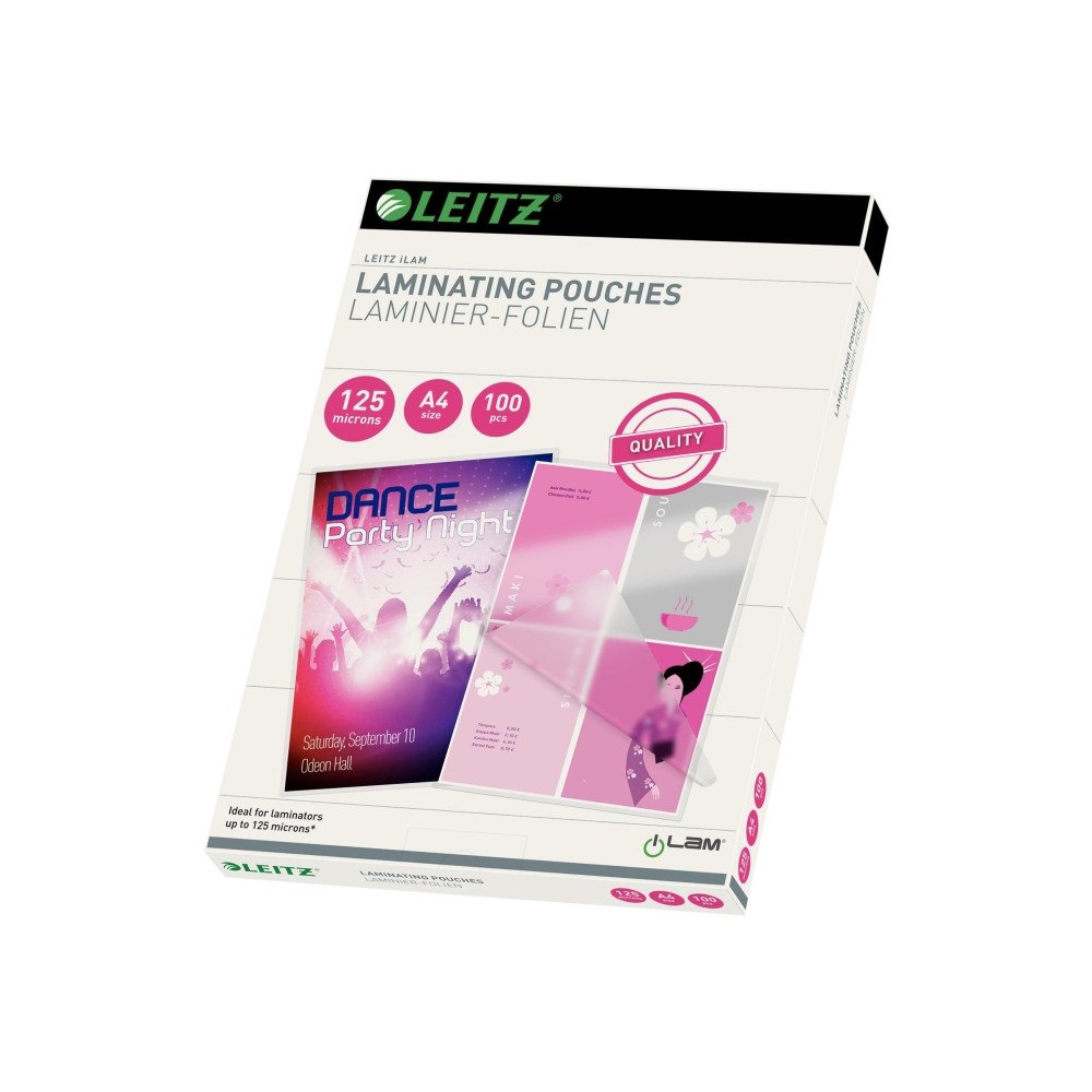 LEITZ Leitz - 100 - 216 x 303 mm - lamineringsfickor