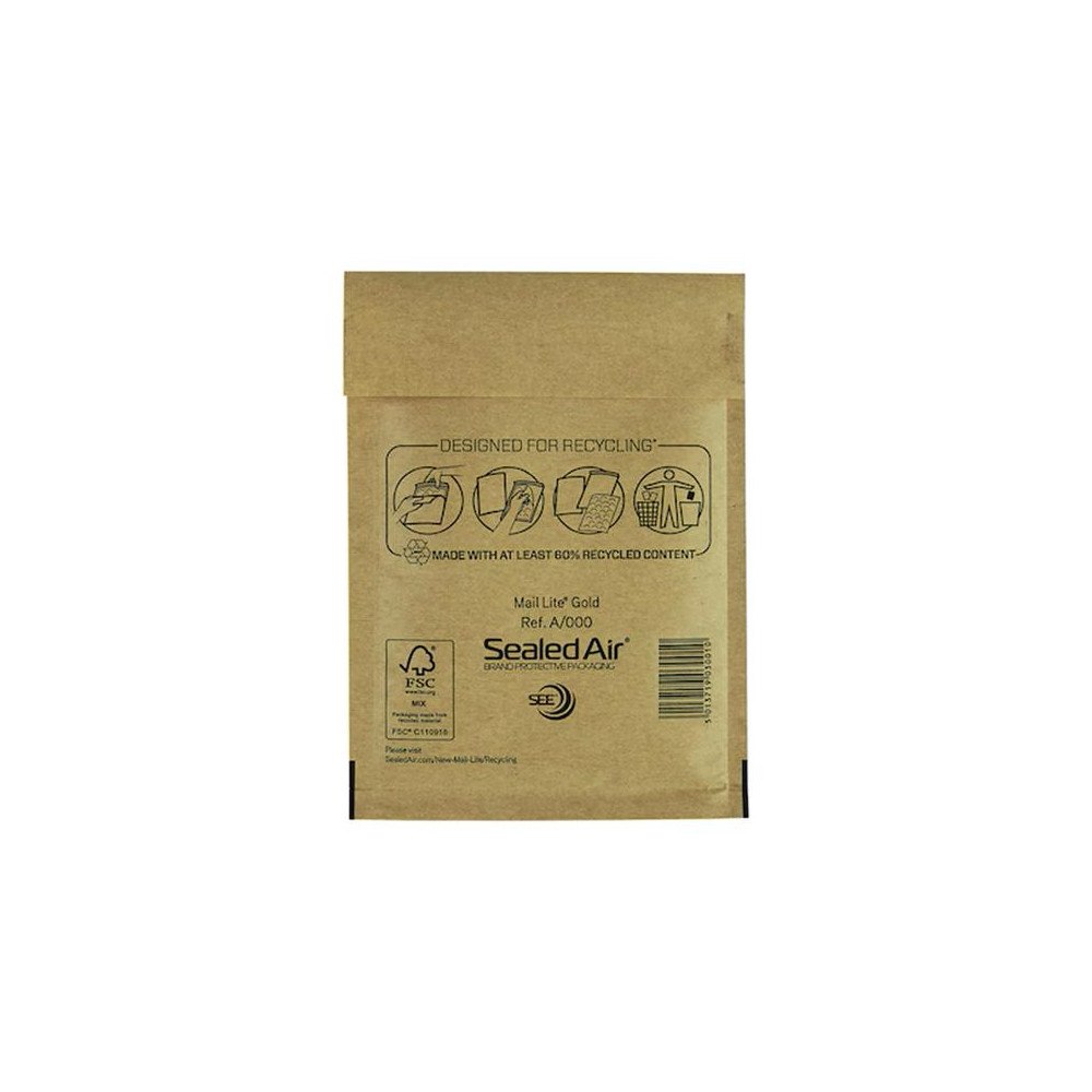 Sealed Air Bubbelpåse A/000 110x160cm brun 200/fp