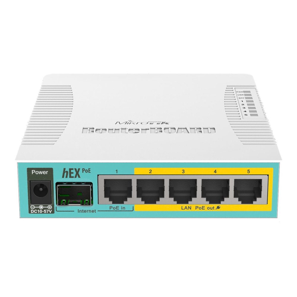 MikroTik MikroTik RouterBOARD hEX RB960PGS - router - skrivbordsmodell