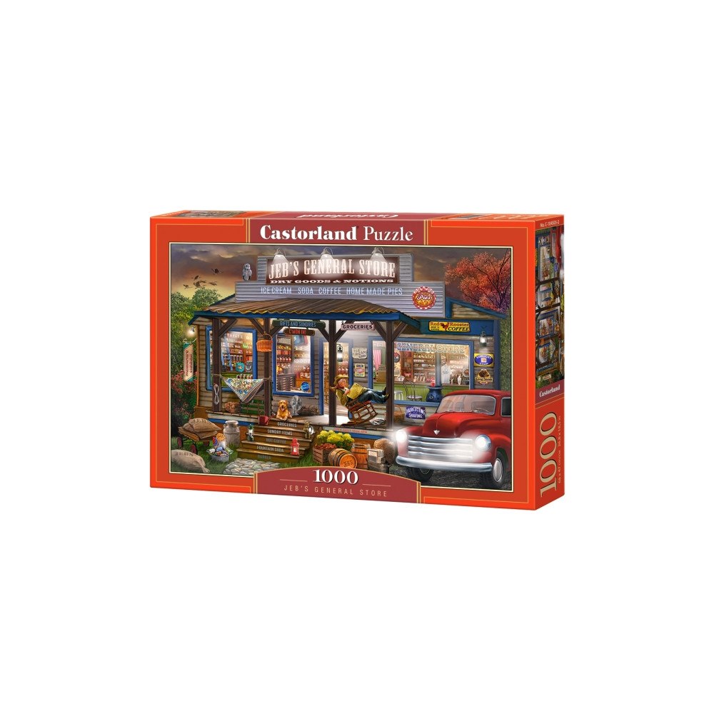 CASTORLAND Castorland Jeb''s General Store 1000 pcs, 1000 styck, Byggna...