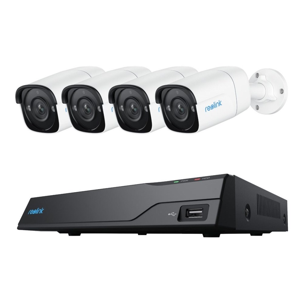 Reolink Reolink NVS8-5MB4 - NVR + kamera(/or) - trådad (Ethernet 10Base-T/100Base-T) - PoE, växelströmsdriven