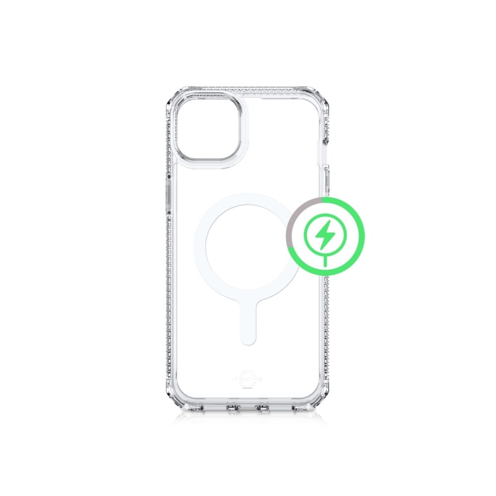ITSkins ITSKINS HYBRID R // CLEAR, Omslag, Apple, iPhone 15, 15,5 cm...