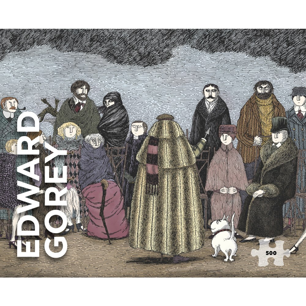 Pomegranate Europe Ltd Edward Gorey: The Awdrey-Gore Legacy 500-Piece Jigsaw Puzzle