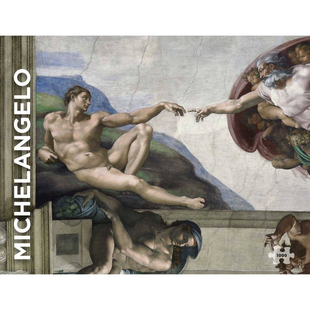 Pomegranate Europe Ltd Michelangelo: The Creation of Adam 1000-Piece Jigsaw Puzzle