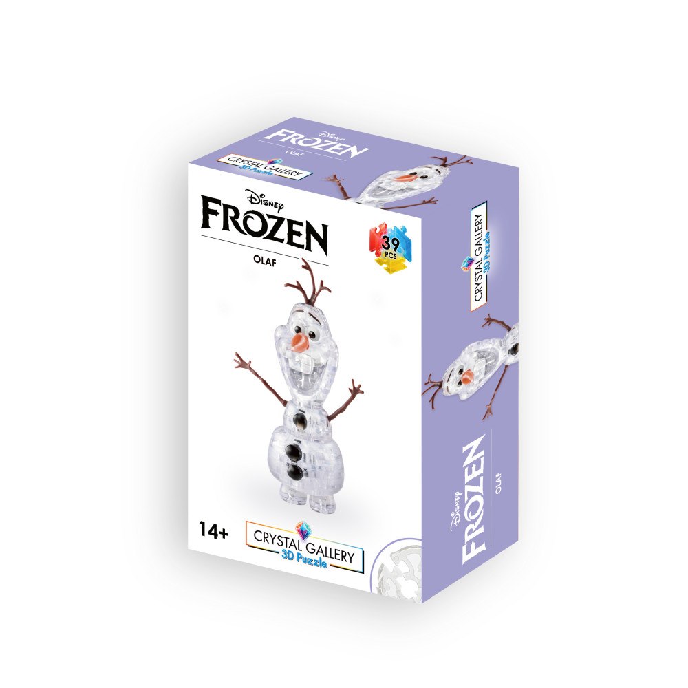 eureka Crystal Gallery Disney Olaf, 3D Pussel, 39 bitar