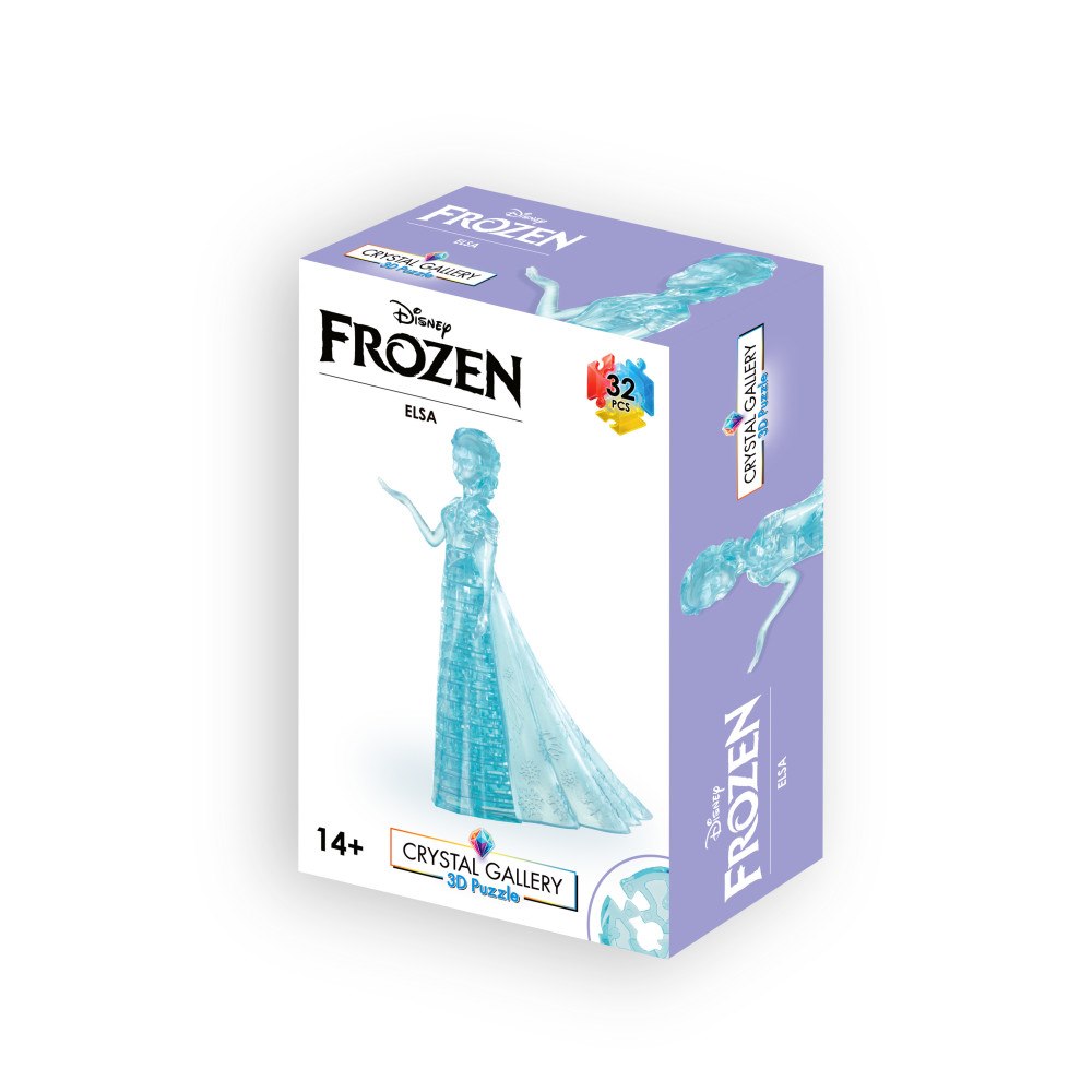 eureka Crystal Gallery Disney Elsa, 3D Pussel, 32 bitar