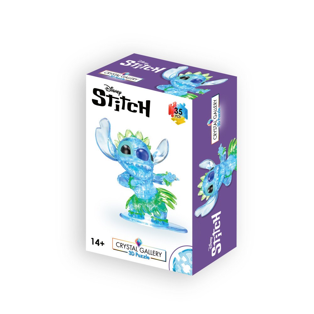 eureka Crystal Gallery Disney Stitch Hula, 3D Pussel, 35 bitar