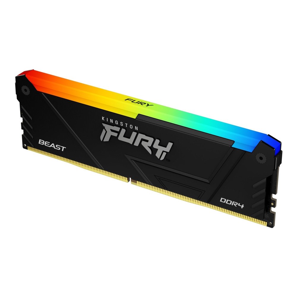Kingston Technology Kingston FURY Beast RGB - DDR4 - modul - 16 GB - DIMM 288-pin / PC4-25600 - ej buffrad