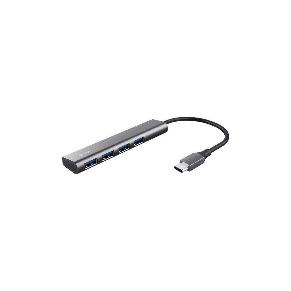 Trust Computer Products Trust Halyx - hubb - USB-C - 4 portar