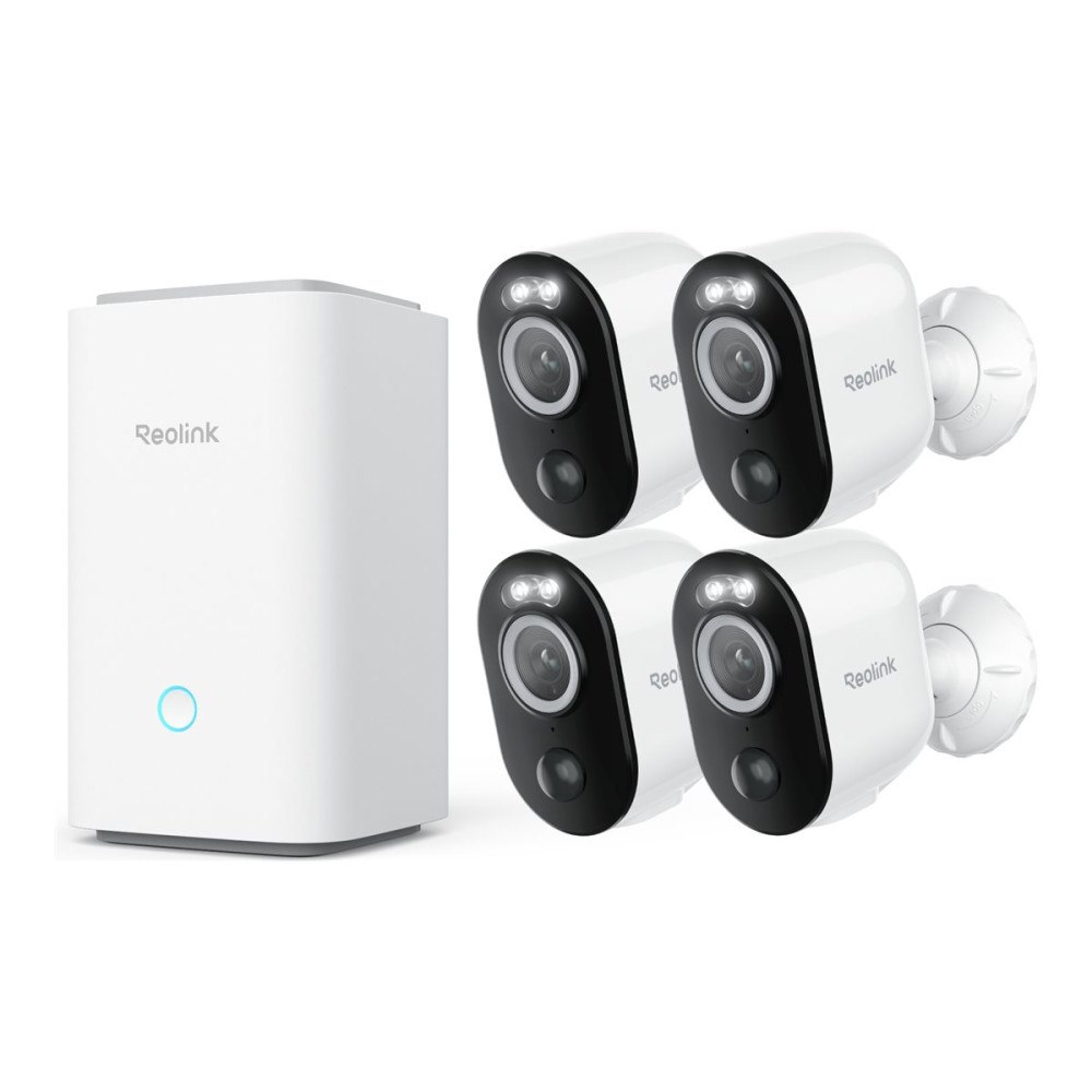Reolink Reolink Home Hub with 4 Argus 3 Ultra - central kontrollstation - 802.11a/b/g/n
