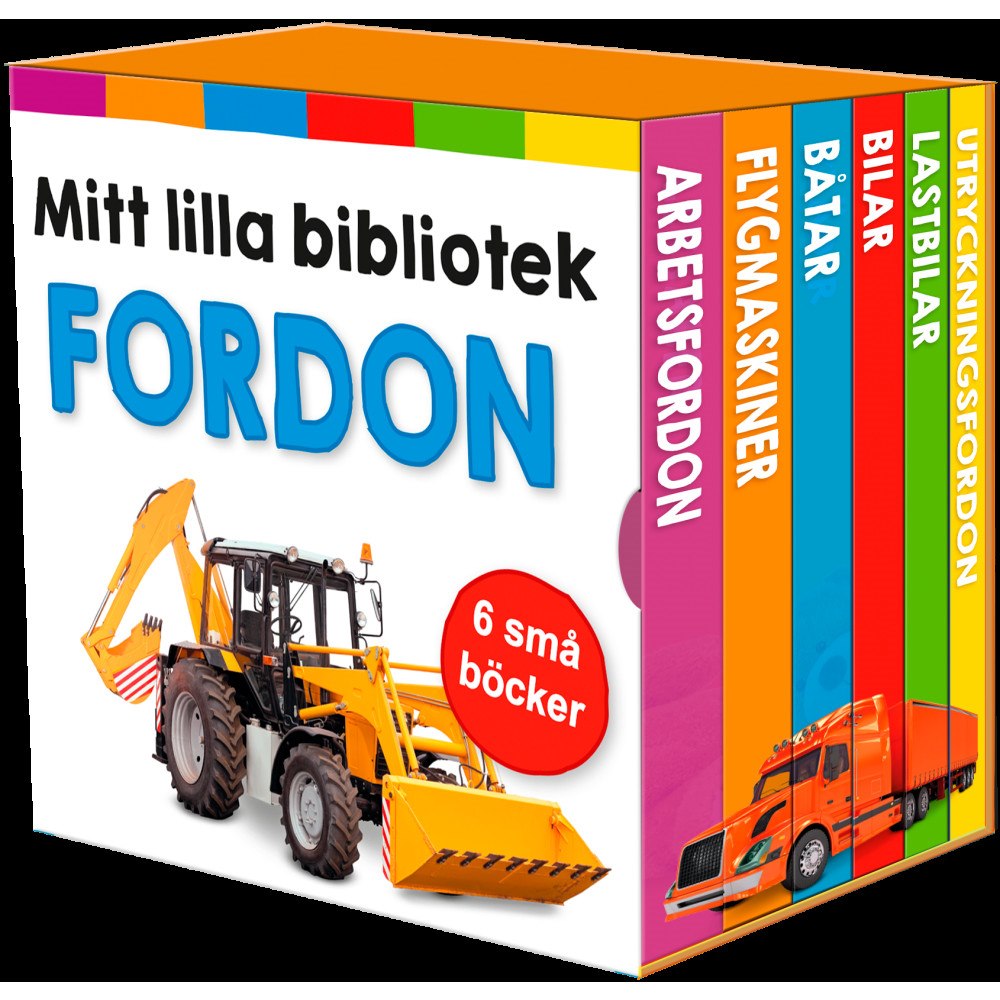Tukan Förlag Mitt lilla bibliotek : Fordon (bok, board book)