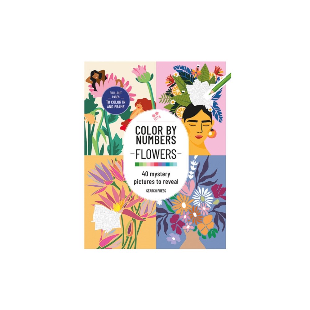 Search Press Ltd Color by Numbers: Flowers (häftad, eng)