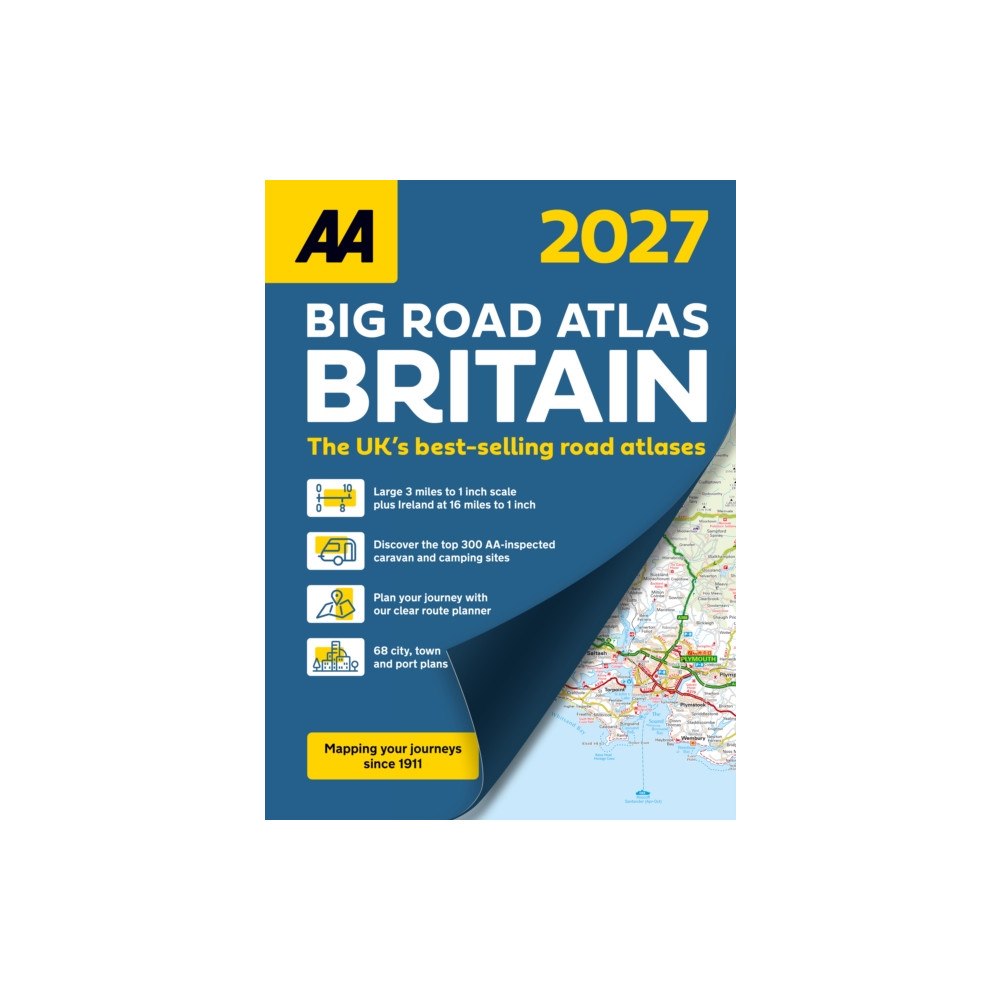 AA Publishing AA Big Road Atlas Britain 2027 (häftad, eng)