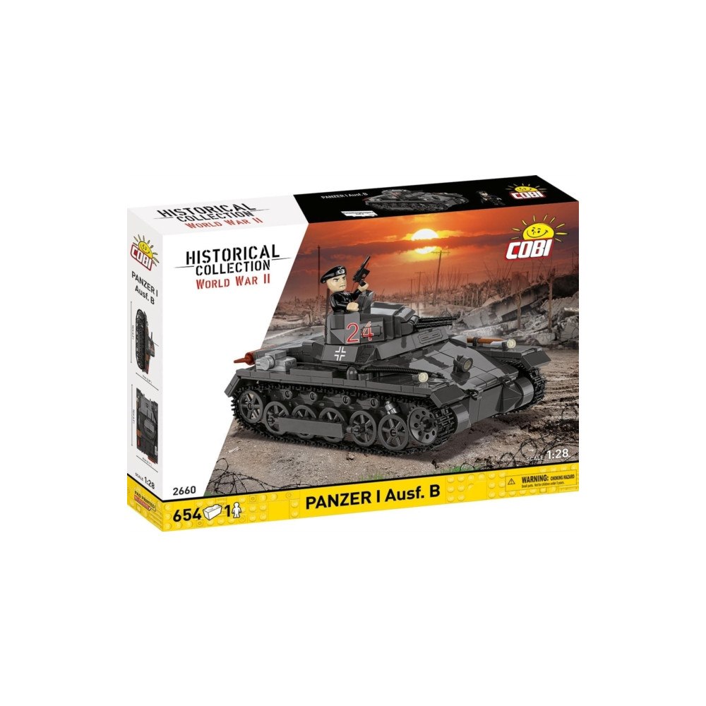COBI TOYS 654 PCS HC WWII /2660/ PANZER I (FRANCE 1940)