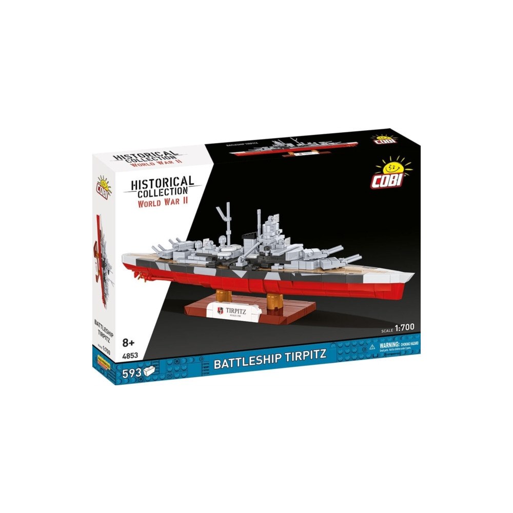 COBI TOYS 600  PCS HC WWII /4853/ Battleship TIRPITZ scale 1:700