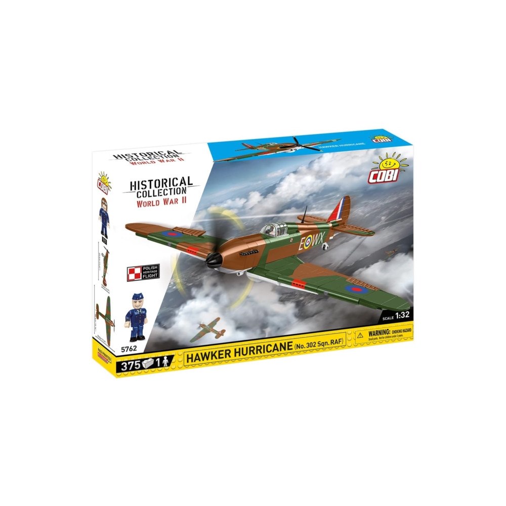 COBI TOYS HC WWII /5762/ HAWKER HURRICANE (NO.302) 373 KL.