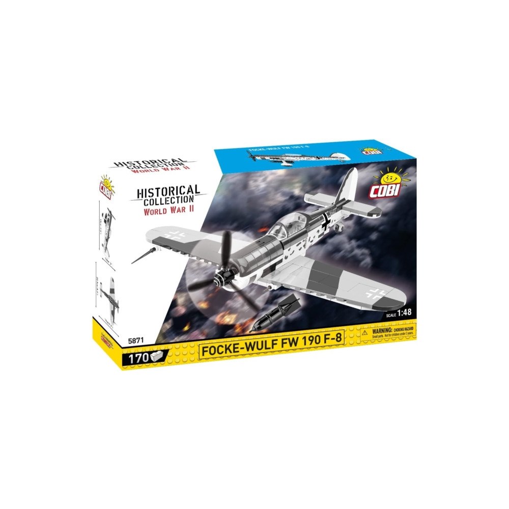 COBI TOYS 170 PCS HC WWII /5871/ FOCKE-WULF FW 190 F-8