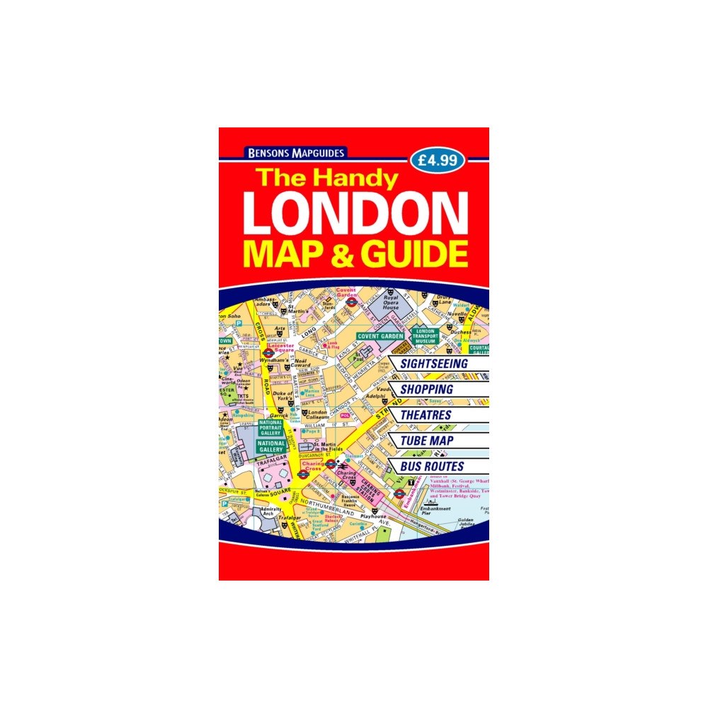 Bensons MapGuides The Handy London Map & Guide (häftad, eng)