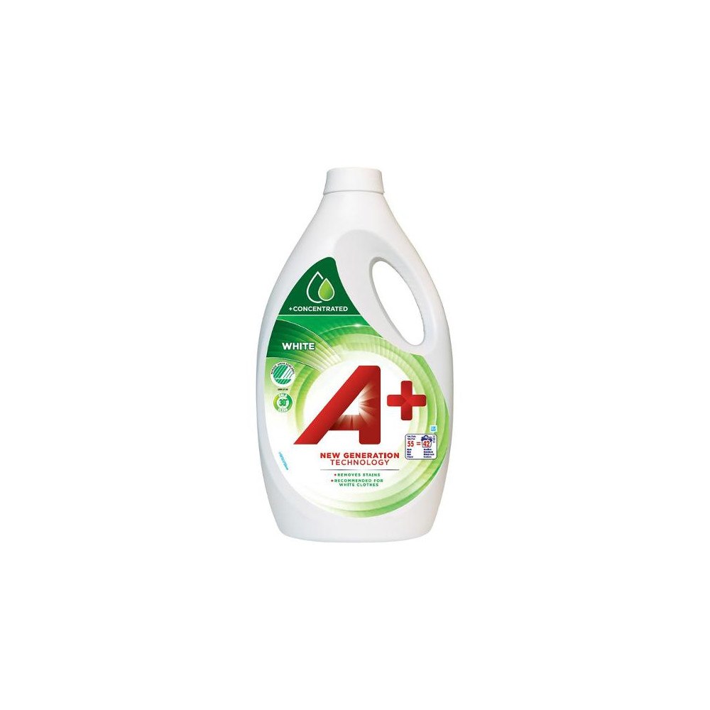 A+ Tvättmedel A+ White 2,2L