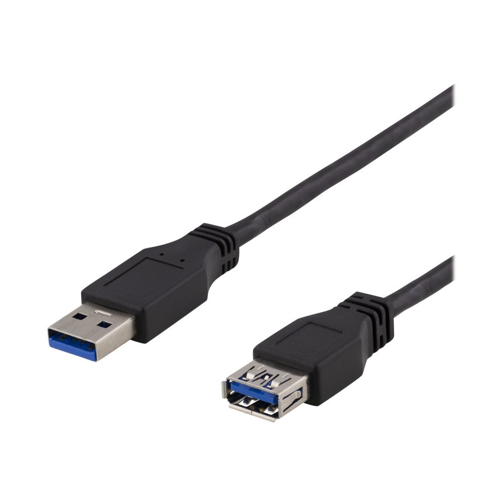 Deltaco DELTACO USB3-241 - USB-förlängningskabel - USB typ A till USB typ A - 1 m