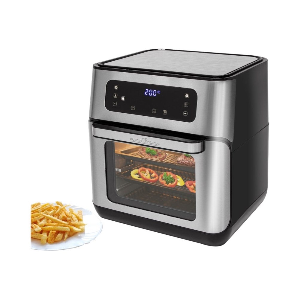 ProfiCook ProfiCook PC-FR 1200 H - varmluftsfritös - rostfritt stål/svart