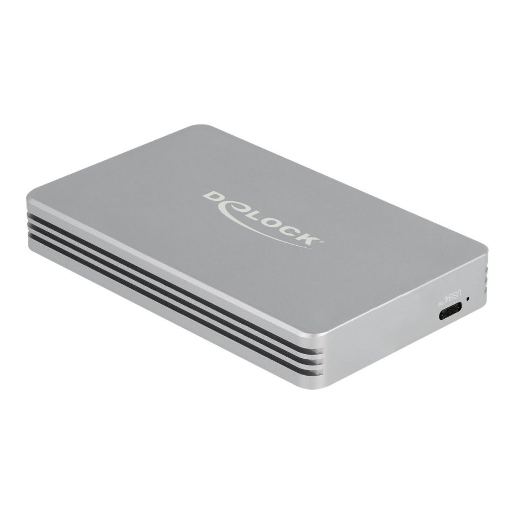 DeLOCK Delock - förvaringslåda - M.2 NVMe Card - Thunderbolt 3, Thunderbolt 4, USB4