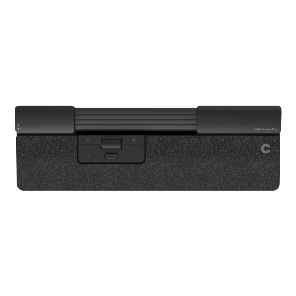 CONTOUR Contour SliderMouse Pro - centrerad mus - med smalt handledsstöd och veganskt läder - USB