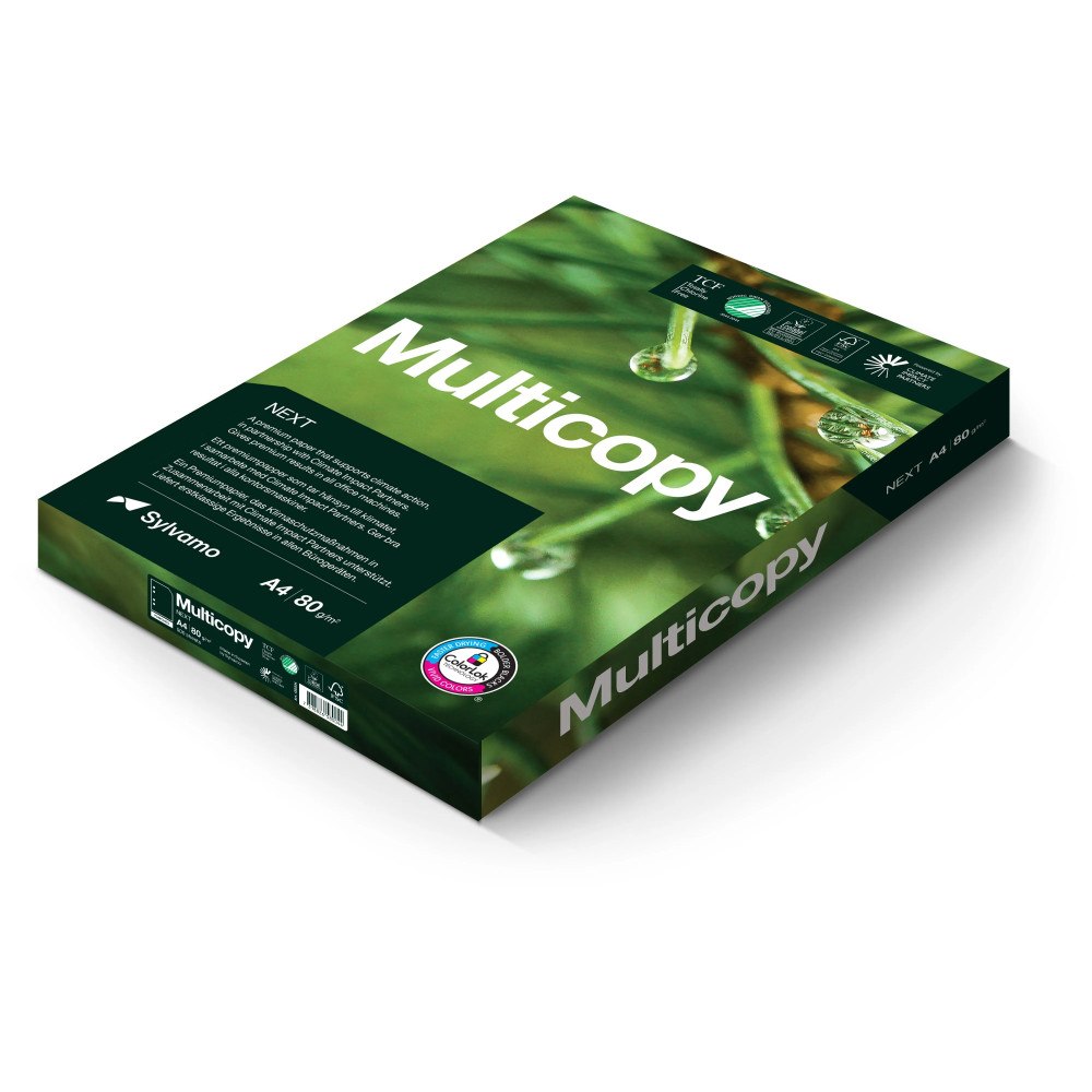 Multicopy Skrivarpapper MultiCopy Next, A4, 80 g, vitt