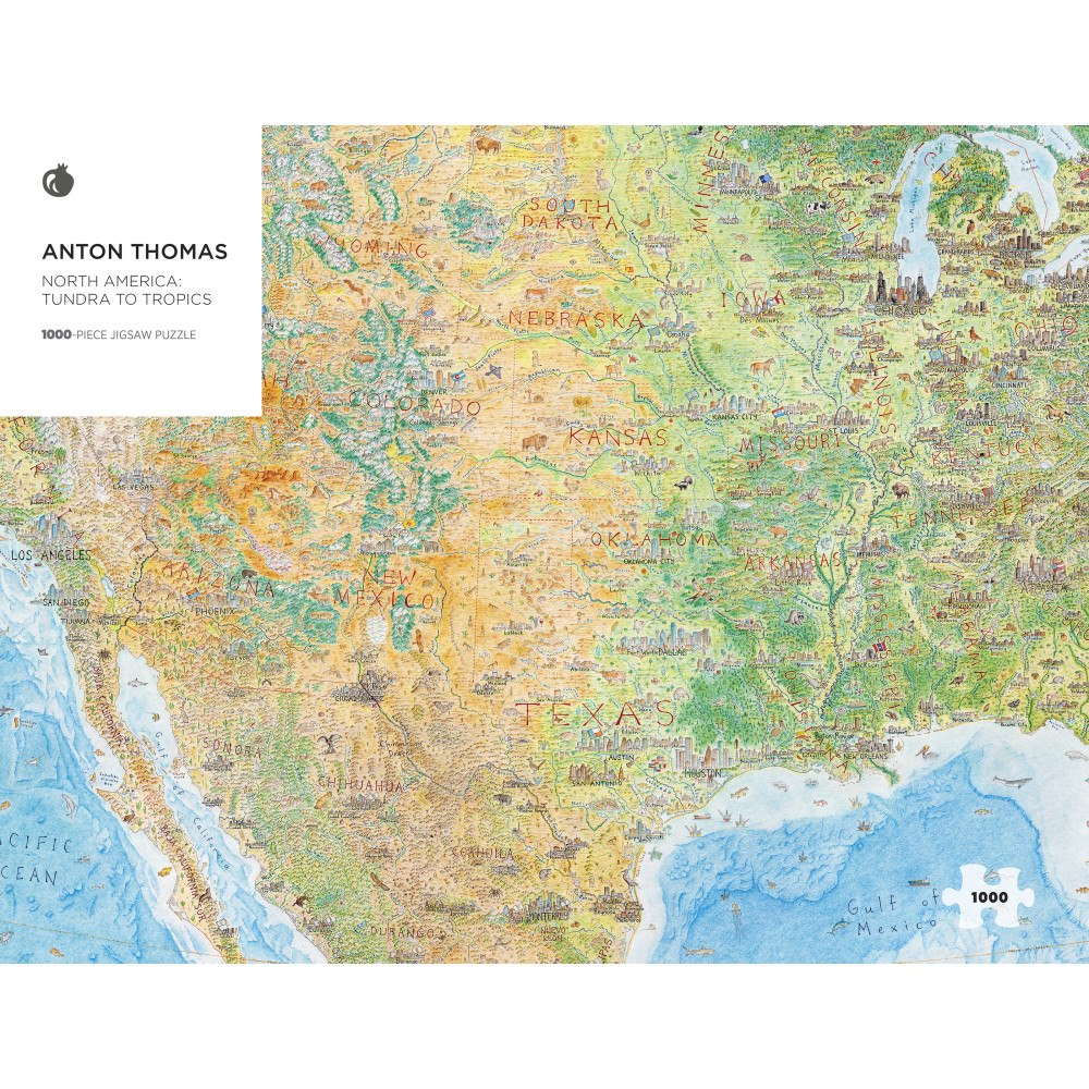 Pomegranate Europe Ltd Anton Thomas: North America: Tundra to Tropics 1000-Piece Jigsaw Puzzle