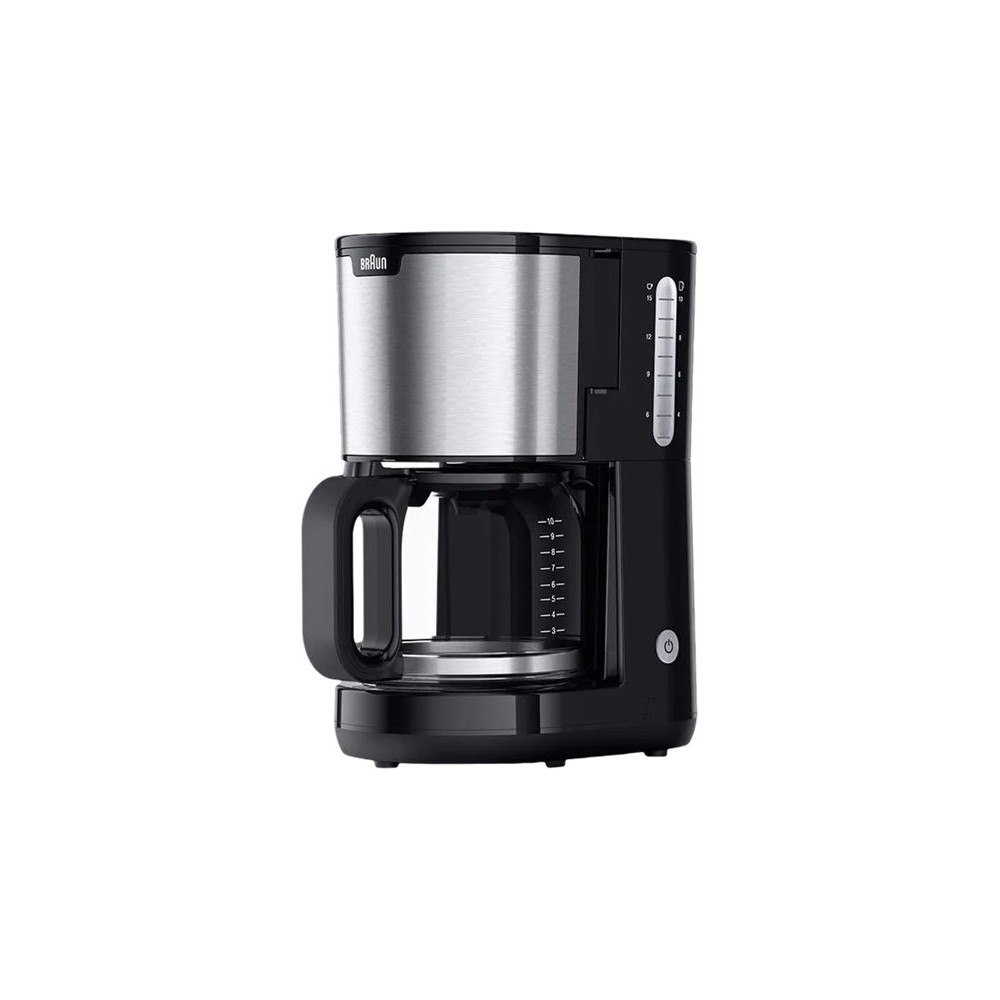 Braun Braun PurShine KF 1500 BK - kaffemaskin - rostfritt stål/svart