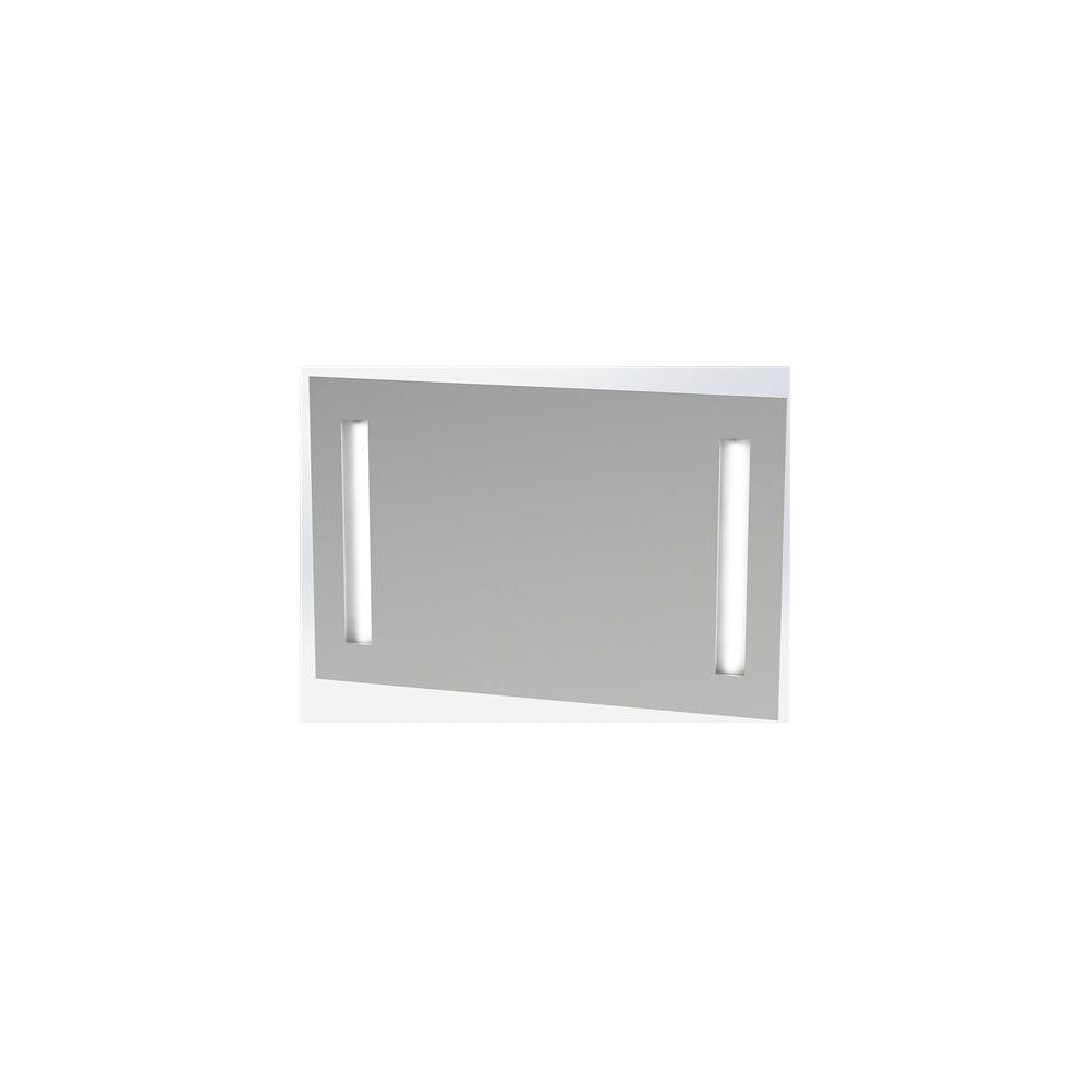 Solar Plus Spejl GODHAVN LED 15W/830 badeværelsesspejl med 2 lysfelter...