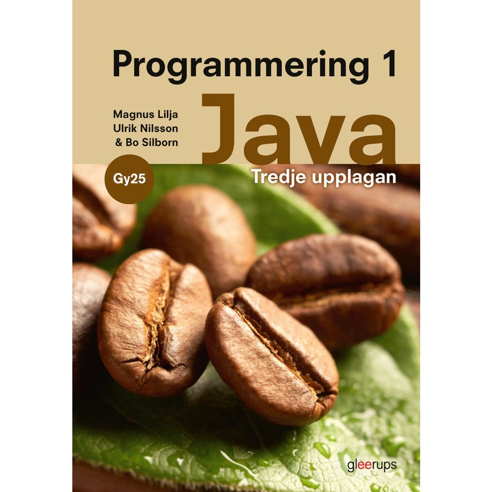 Magnus Lilja Programmering 1 java, bok, Gy25 (bok, spiral)