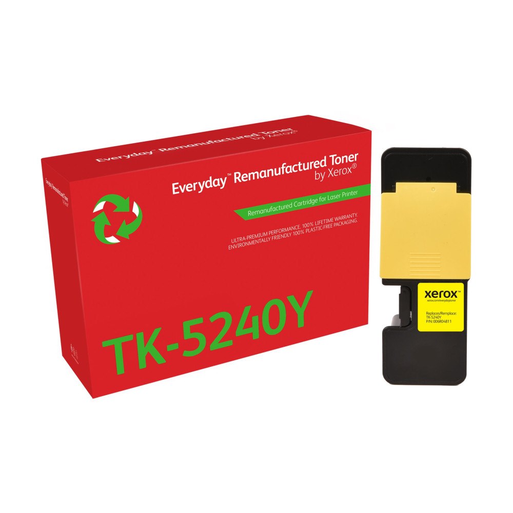 XEROX Everyday - gul - kompatibel - återanvänd - tonerkassett (alternativ för: Kyocera TK-5240Y) - Green World Alliance returp...