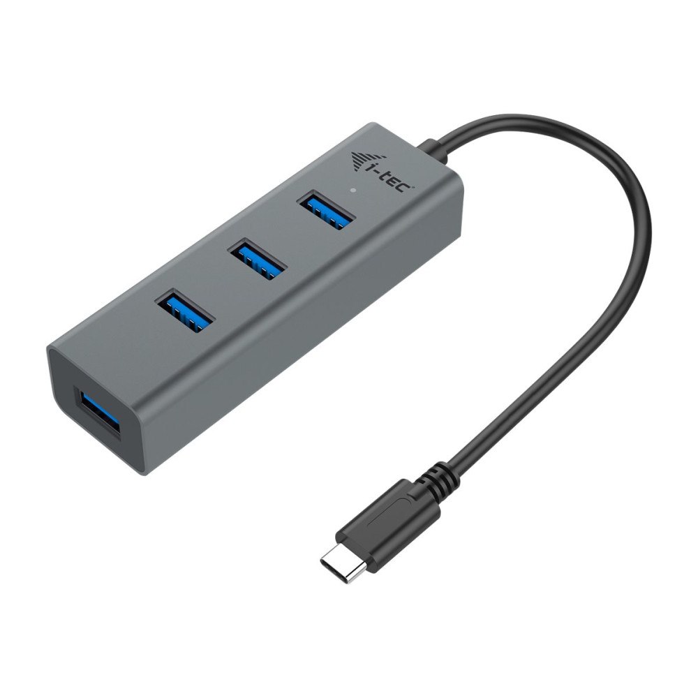 i-tec i-Tec USB-C 3.1 Metal HUB - hubb - 4 portar