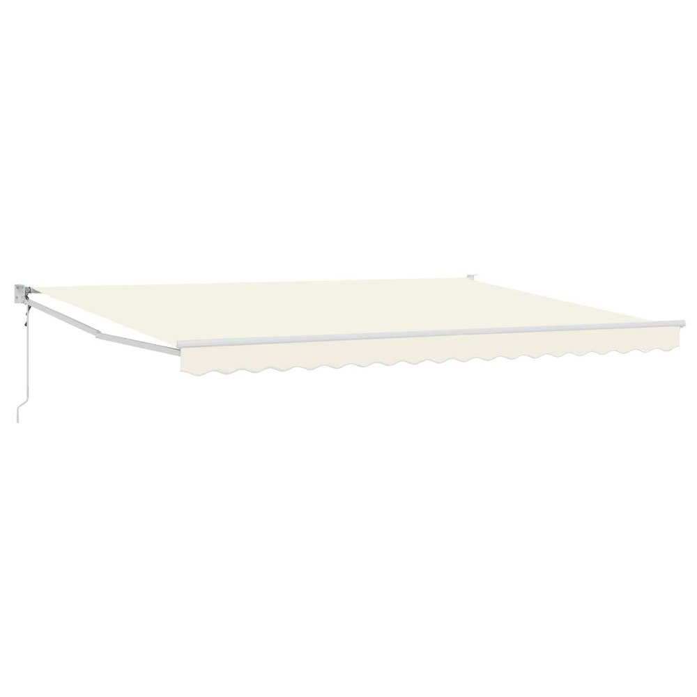 vidaXL Elektrisk Retraktabel Markis Kräm 4 x 2 m