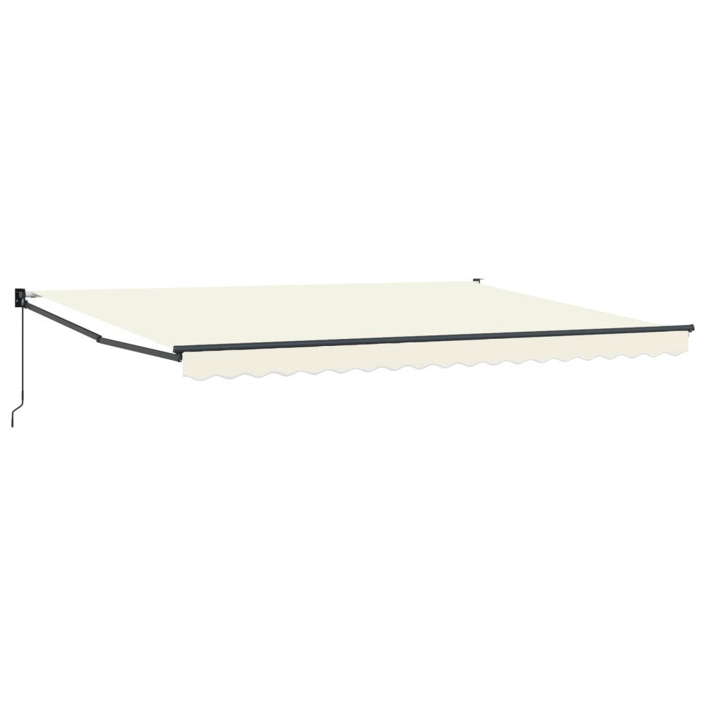 vidaXL Manuell Utdragbar Markis Kräm 4 x 2 m