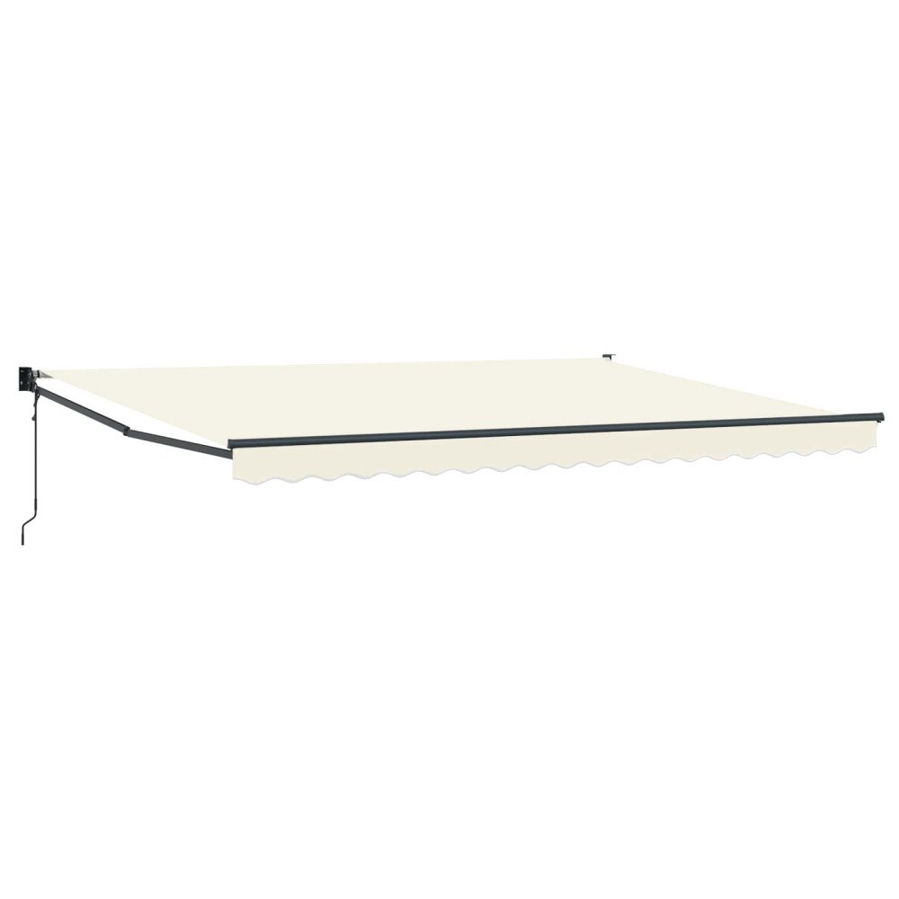 vidaXL Elektrisk Retraktabel Markis Kräm 4 x 2 m