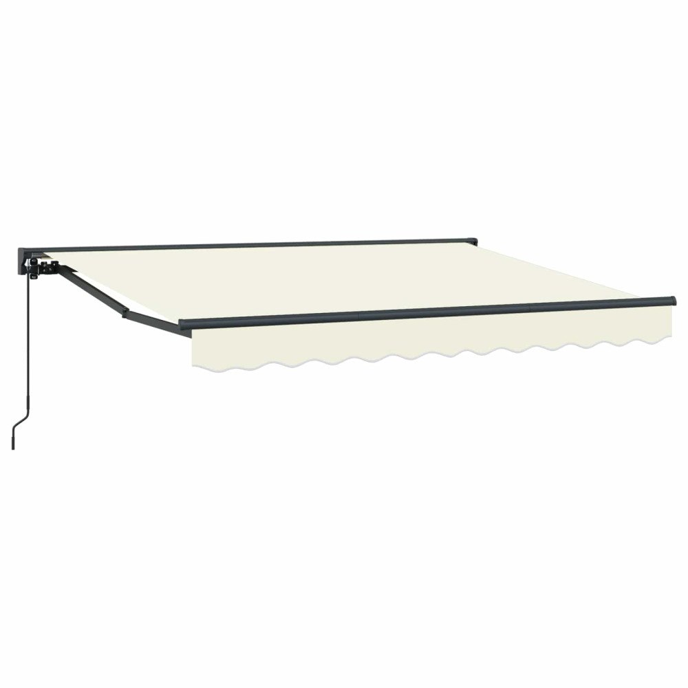 vidaXL Manuell Utdragbar Markis Kräm 2,5 x 2 m