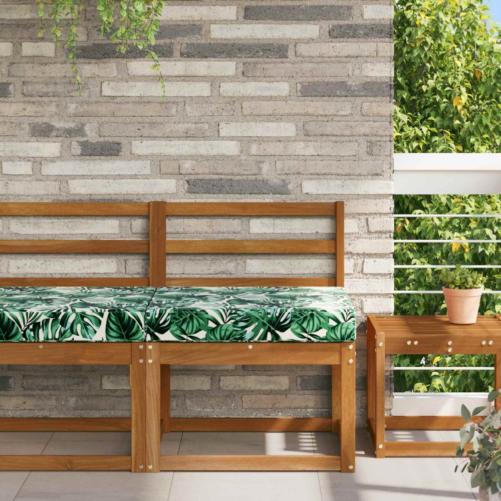 vidaXL Utomhus Soffa Kudde Bladmönster 60 x 60 x 8 cm Polyester