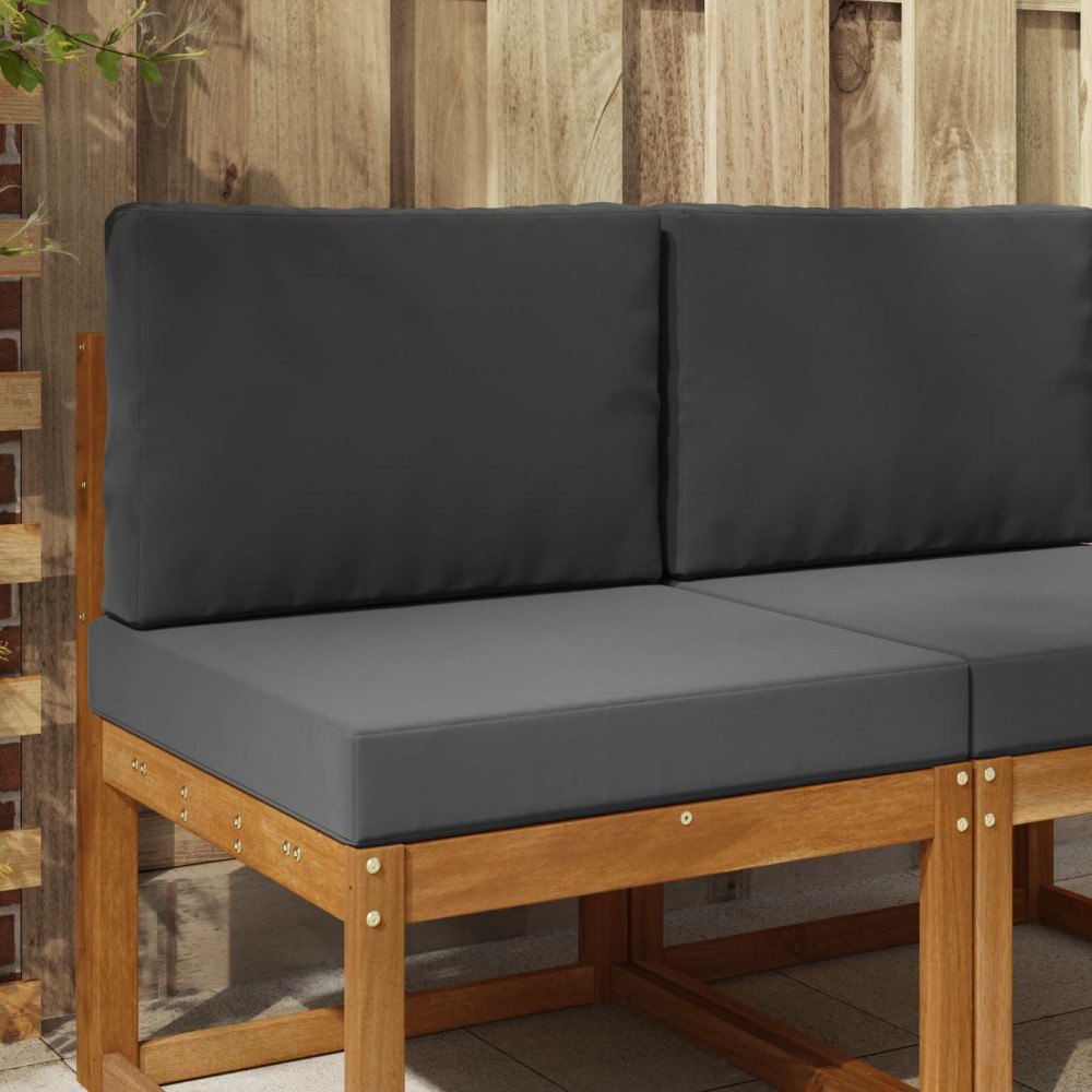 vidaXL Utomhus Soffa Kudde 2 pcs Antracit Polyester