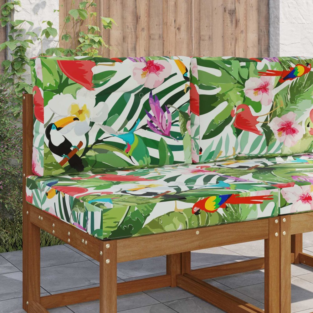 vidaXL Utomhus Soffa Kudde 2 pcs färgstark Polyester