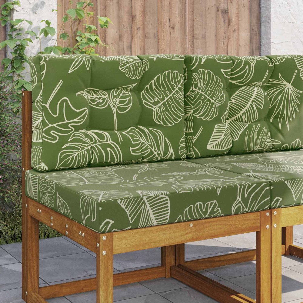 vidaXL Utomhus Soffa Kudde 2 pcs Bladdesign Polyester