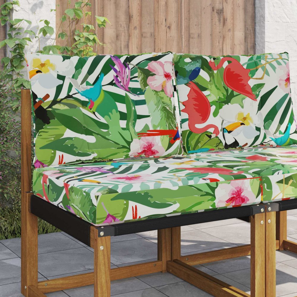 vidaXL Utomhus Soffa Kudde 2 pcs färgstark Polyester