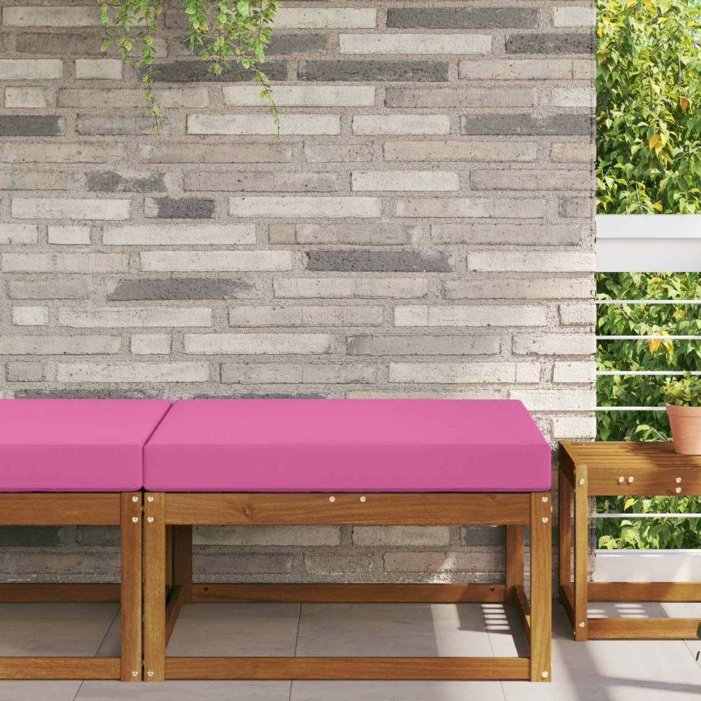vidaXL Utomhus Soffa Kudde Rosa 80 x 80 x 8 cm Polyester