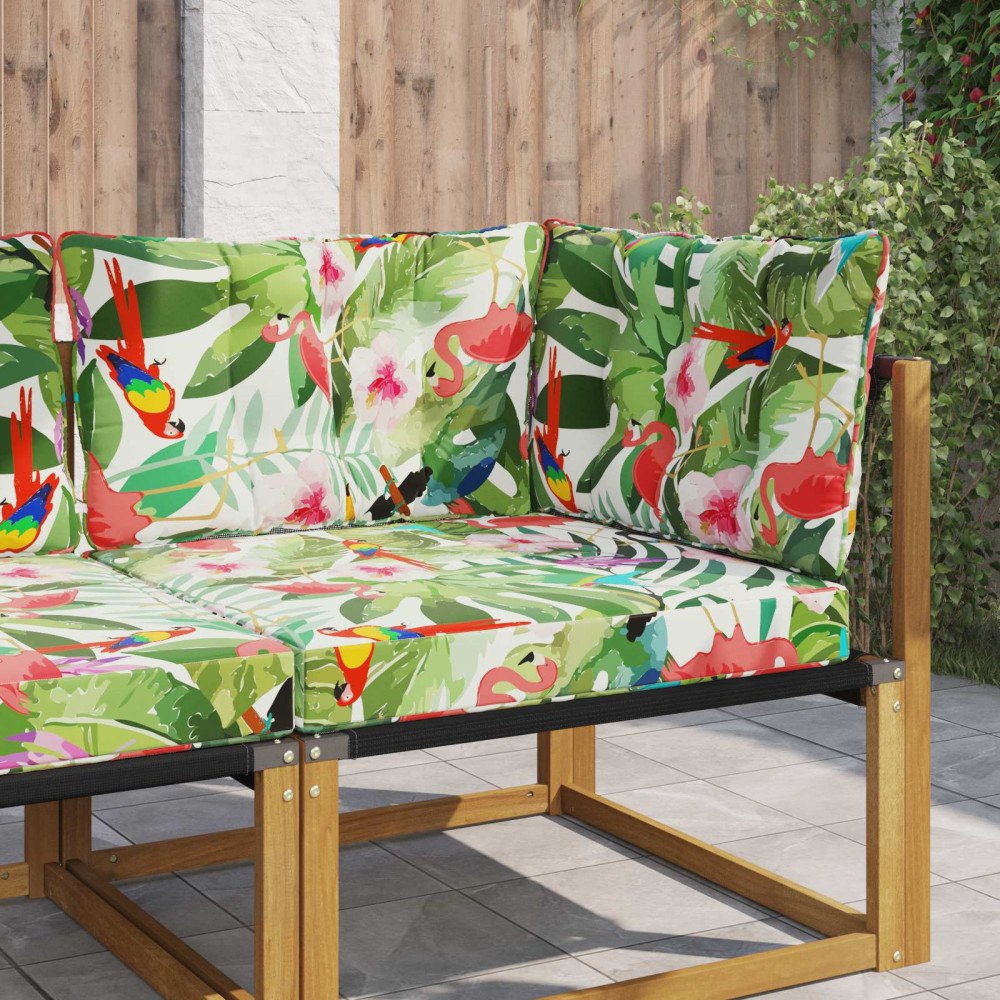 vidaXL Utomhus Soffa Kudde 3 pcs färgstark Polyester