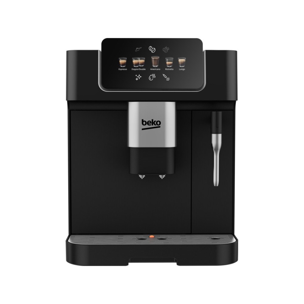 Beko Beko CaffeExperto CEG7302B - automatisk kaffekokare med mjölkskummare - 19 bar - svart
