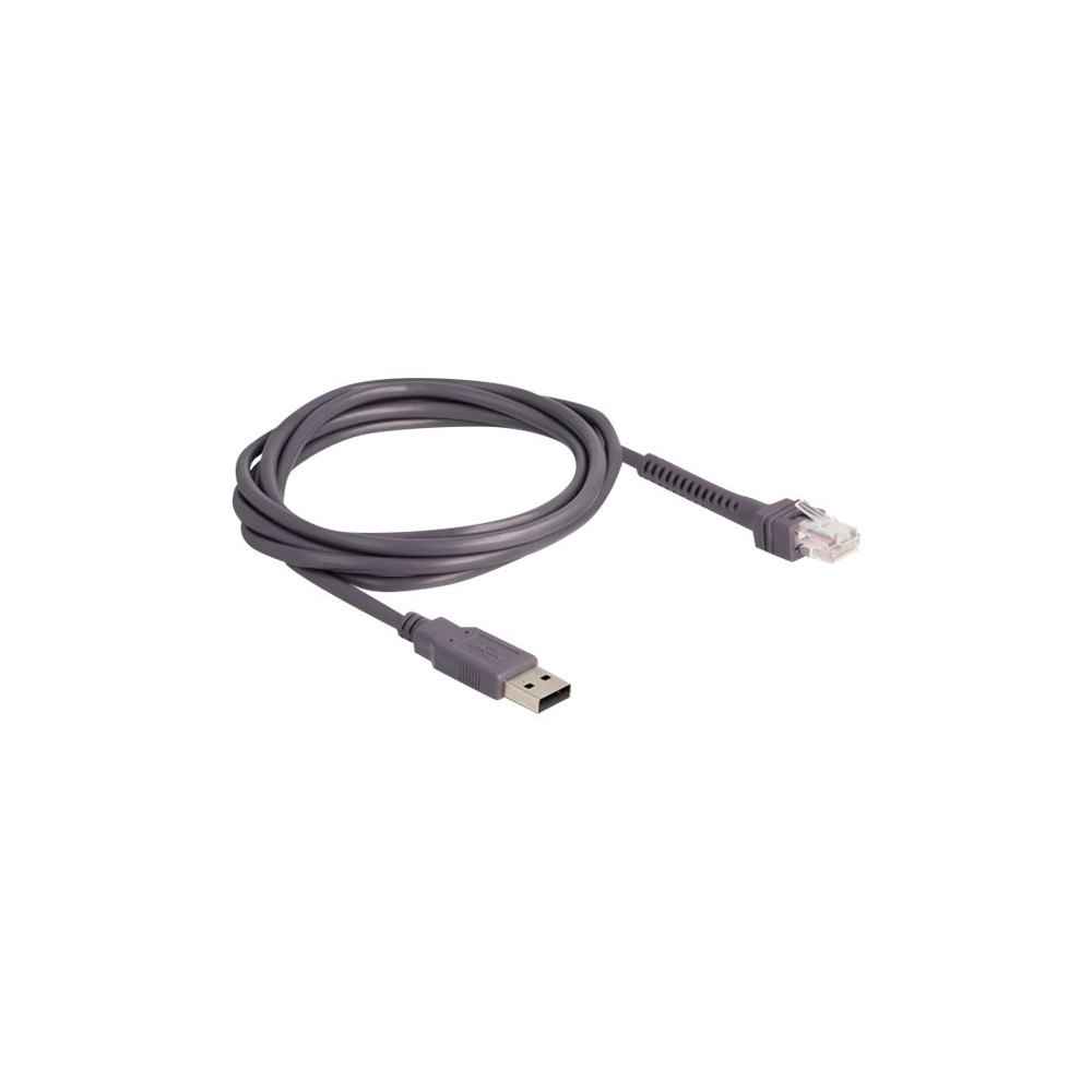 DeLOCK Delock - streckkodscannersladd - USB typ A till RJ-50 - 2 m
