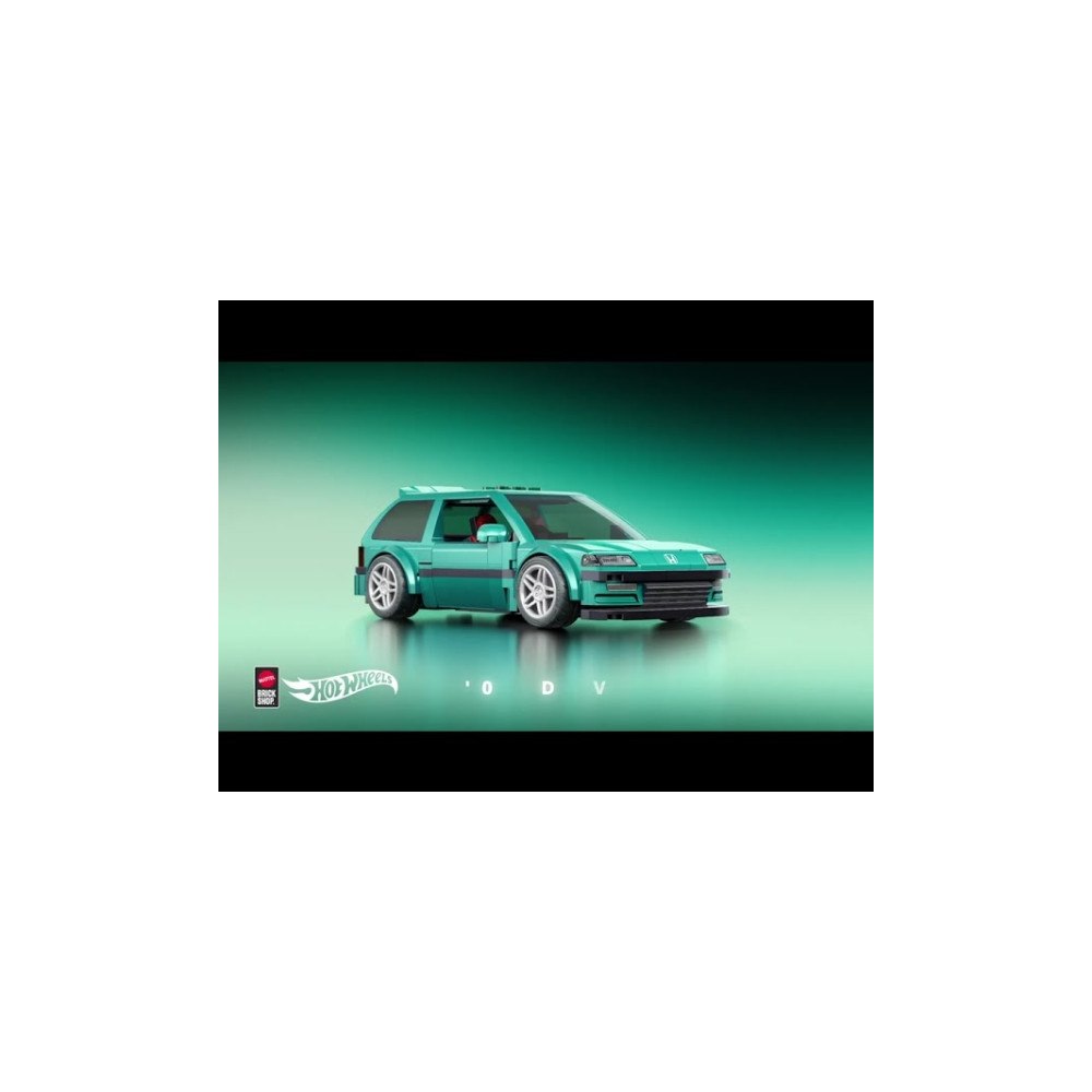 MATTEL MATTEL BRICK SHOP HOT WHEELS Honda Custom 90 Civic EF konstr...