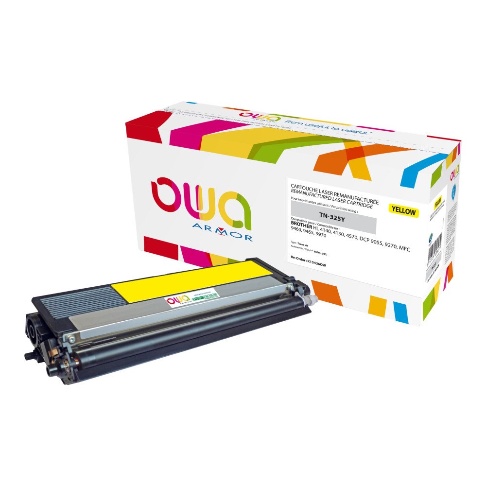 Armor OWA - gul - kompatibel - återanvänd - tonerkassett (alternativ för: Brother TN325Y)
